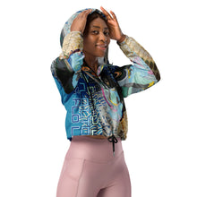 Load image into Gallery viewer, TARPON JUMP! Women’s cropped windbreaker