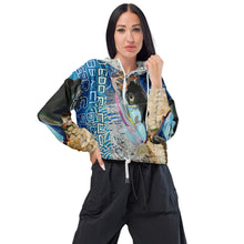 Load image into Gallery viewer, TARPON JUMP! Women’s cropped windbreaker