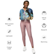 Load image into Gallery viewer, TARPON JUMP! Women’s cropped windbreaker