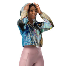 Load image into Gallery viewer, TARPON JUMP! Women’s cropped windbreaker