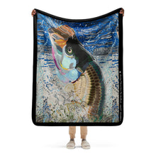 Load image into Gallery viewer, TARPON JUMP! Sherpa blanket
