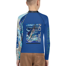 Load image into Gallery viewer, SAIL ON! Youth Rash Guard Unisex