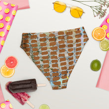 Load image into Gallery viewer, TARPON Scales Recycled high-waisted bikini bottom
