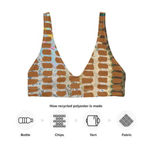 Load image into Gallery viewer, TARPON Scales Recycled padded bikini top
