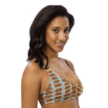 Load image into Gallery viewer, TARPON Scales Recycled padded bikini top
