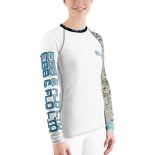 Load image into Gallery viewer, TARPON JUMP! Women&#39;s Rash Guard
