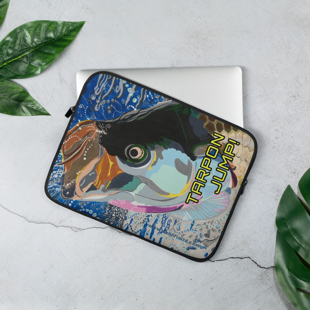 TARPON JUMP! Laptop Sleeve